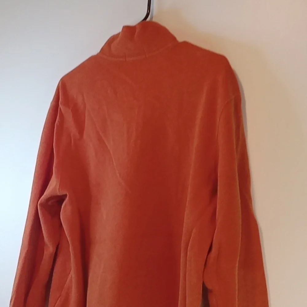 Polo Ralph Lauren Mock Neck 1/4 Zip Pullover Sweater Men's Sz Large EUC NICE!